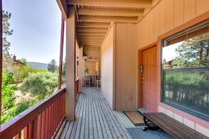 Unit Entrance | Mountain Views | Walking Distance to Angel Fire Resort