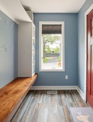 mudroom off front entrance