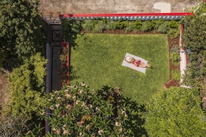 Vue du jardin depuis le haut