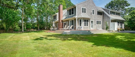 Falmouth Vacation Rental | 2,600 Sq Ft | 5BR | 3.5BA | Stairs Required