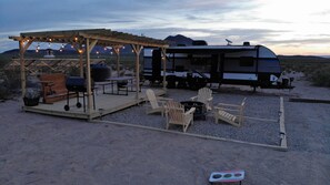 Overnatningsstedets område