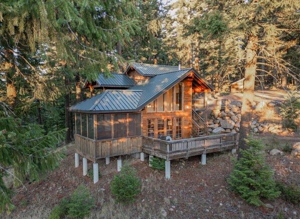 Exterior View of Boccard Point Cabin