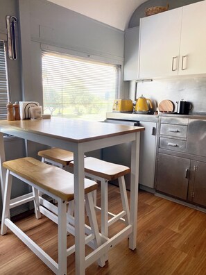 Enjoy a coffee in our refurbished kitchenette