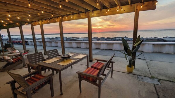 Stunning view of the sunrise from your back patio!