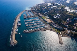 Vue panoramique sur le port