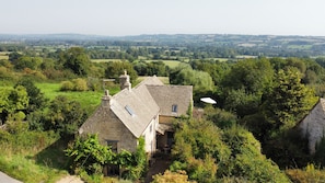 Aerial View, Sixpenny Cottage, Bolthole Retreats