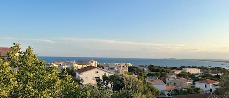 Vue sur la plage ou l’océan