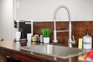 Clean and convenient sink.