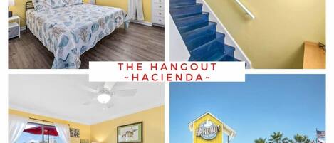 Welcome to the Hangout Hacienda, centrally located and steps away from the beach!