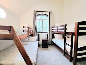 Bedroom #2 with two sets of bunk beds!