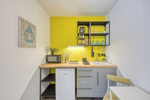 Kitchen and dining area