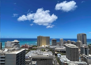 Vue depuis l’hébergement