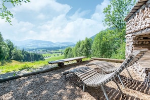 Vue de la maison de vacances [été]