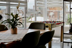 Dining Area & Foosball Table