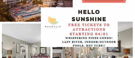 Welcome to Whispering Pines condo Hello Sunshine!