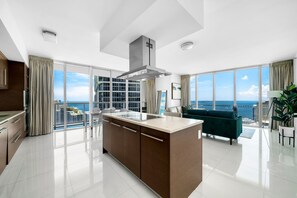 Spacious kitchen, dining and living area!