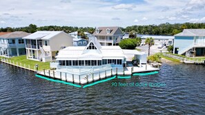 90 feet of dock space