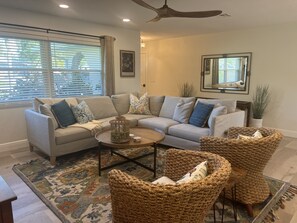 Living room with plenty of seating for everyone