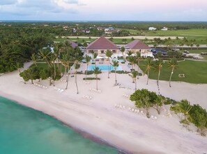 Aerial view of the property