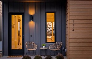 Front porch entry. 