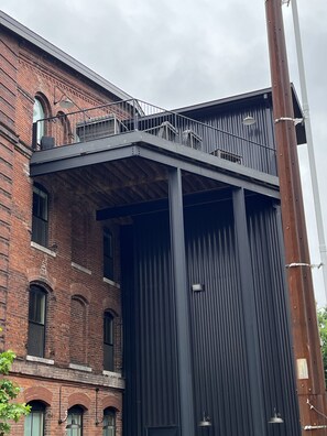 Rooftop balcony