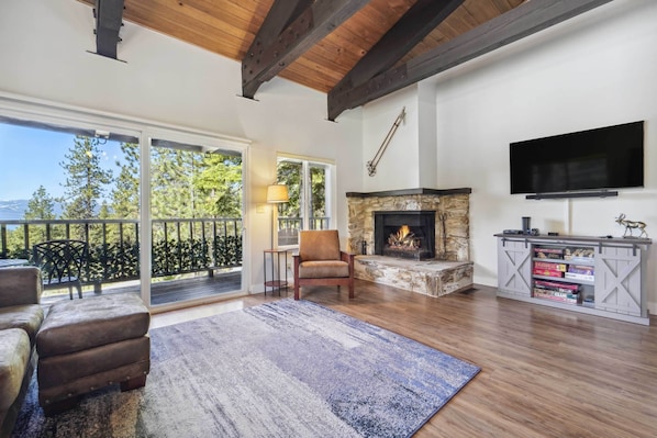 Tahoe City Vacation Rental | 3BR | 2.5BA | Stairs Required to Enter