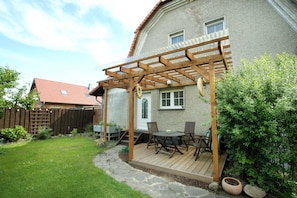 Blick auf die Terrasse