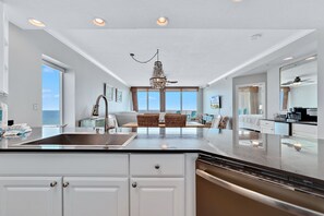 An inviting open-concept living and dining area, perfect for entertaining or relaxing in comfort.