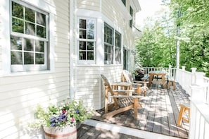 Relax or Dine Al Fresco on the deck