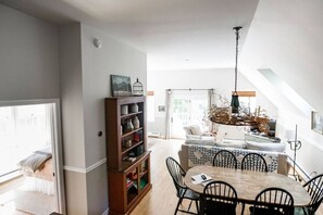 Ample dining space