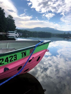 Local mountian views with a touch of local fun. 
