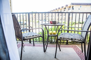 Coffee on the peaceful balcony