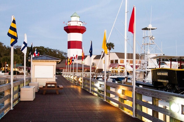 Harbor Town is just a short drive away. Be sure to visit the lighthouse!