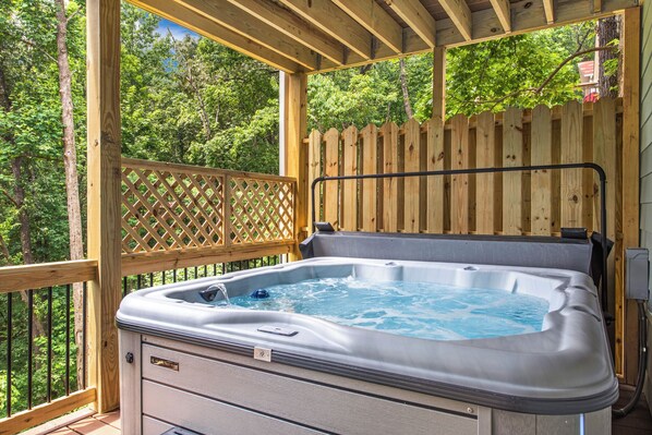 Bain à remous extérieur