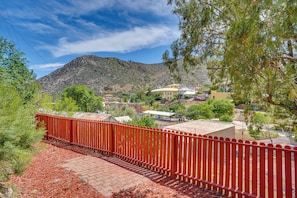 Private Yard | Gas Grill | Mountain Views