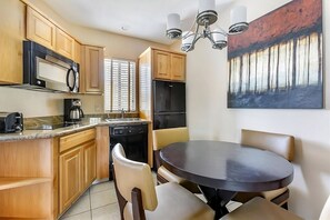 Kitchen and dining area