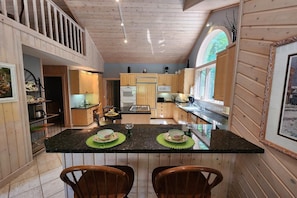 Kitchen with Counter Seating