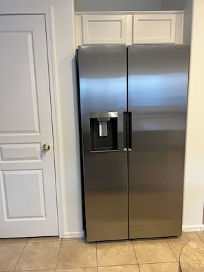 New stainless steel appliances
