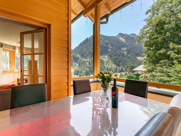 Aussicht vom Ferienhaus [Sommer]