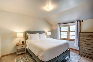 Queen bedroom with two nightstands, closet and dresser!