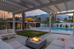 Spend your evenings around the fire