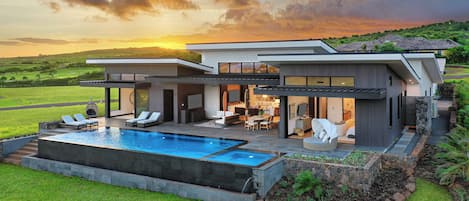 Experience boundless Kauai living with our luxury home's infinite space design. Welcome to your new sanctuary!