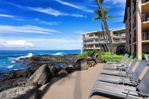 Experience the allure of Kona Makai Oceanfront, where the music of the waves accompanies your unforgettable island adventure.