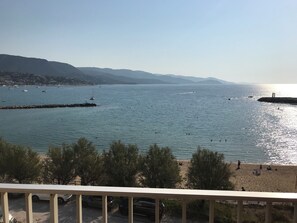 Vista para a praia ou o mar