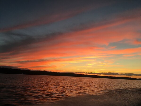 Beautiful Chautauqua Lake sunset