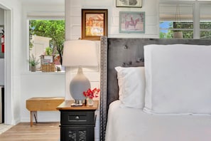 A glimpse at the cozy bedroom