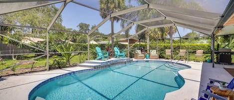 Fort Pierce Vacation Rental | 1,300 Sq Ft | 2BR | 2BA | 1 Step Required
