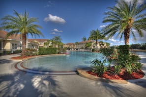 Serene pool in Oakwater resort