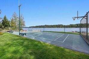  Pickleball anyone? Sport Court with provided gear. 