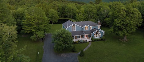 Mountain Blue Vista Luxury Home! Surrounded by 8 acres of land & private pond